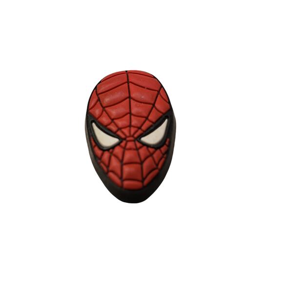 Spiderman Crocs Jibbitz Used Super Hero Shoe Charms - Picture 4 of 4